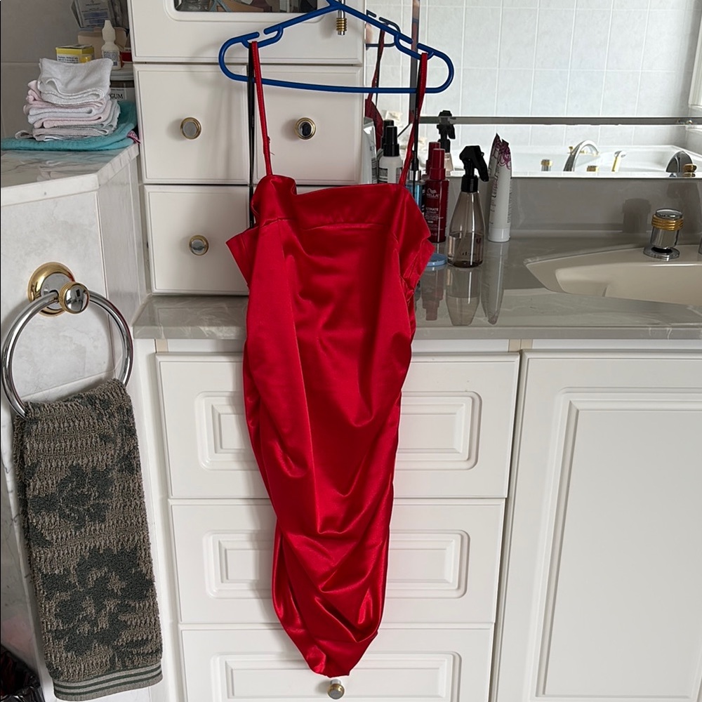 Forever 21 Red satin dress